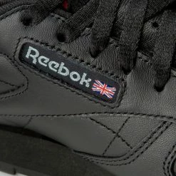 Sneakers Shoes Reebok - Cl Lthr 3912 Black Black -Reebok Shop 0000198787738 reebok 3912 black kc 06