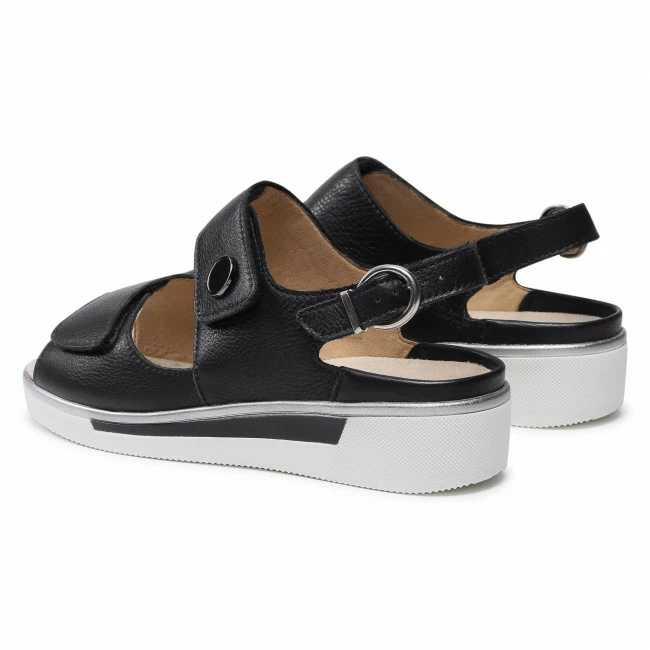 Wedges Sandals ARA - 12-17446-76 Blau Navy Blue 5 Wedges Sandals ARA - 12-17446-76 Blau Navy Blue - Image 3