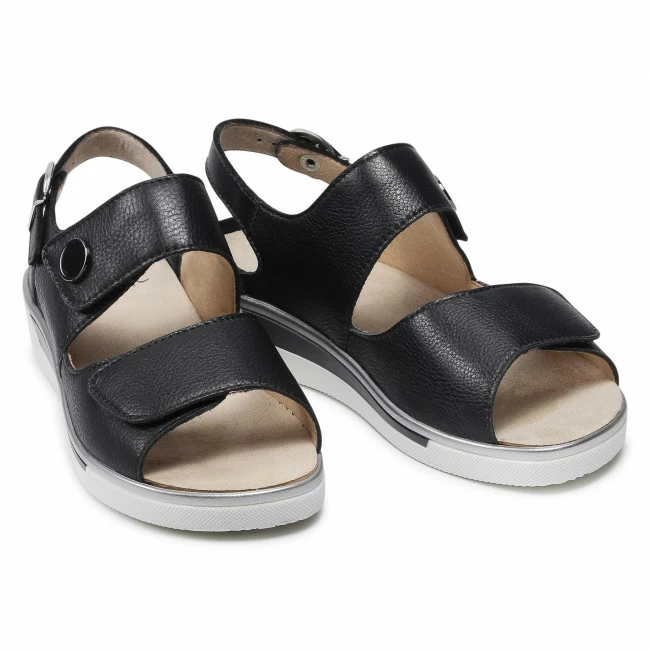 Wedges Sandals ARA - 12-17446-76 Blau Navy Blue 7 Wedges Sandals ARA - 12-17446-76 Blau Navy Blue - Image 5