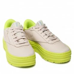 Sneakers Footwear Reebok - Club C Double GEO GW5438 Stucco/Stucco/Aciyel Beige -Reebok Shop 0000208610056 03 rz