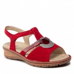Wedges Sandals ARA - 12-27272-76 Flamme Red
