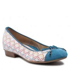 Ballerina Shoes Flats ARA - 12-43721-26 Capri/Bunt/Multi White, Colourful