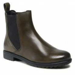 Elastic-sides Chelsea Boots ARA - 12-39509-11 Forest Green