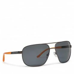 Men's Sunglasses ARA - 0AX2040S 600387 Matte Grey/Polar Grey Black, Orange