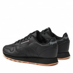 Unisex Footwear Reebok - Cl Lthr GZ6093 Cblack/Cblack/Rbkg02 Black -Reebok Shop 03 0000209521214 rz